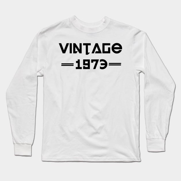 vintage 1973 Long Sleeve T-Shirt by ElRyan